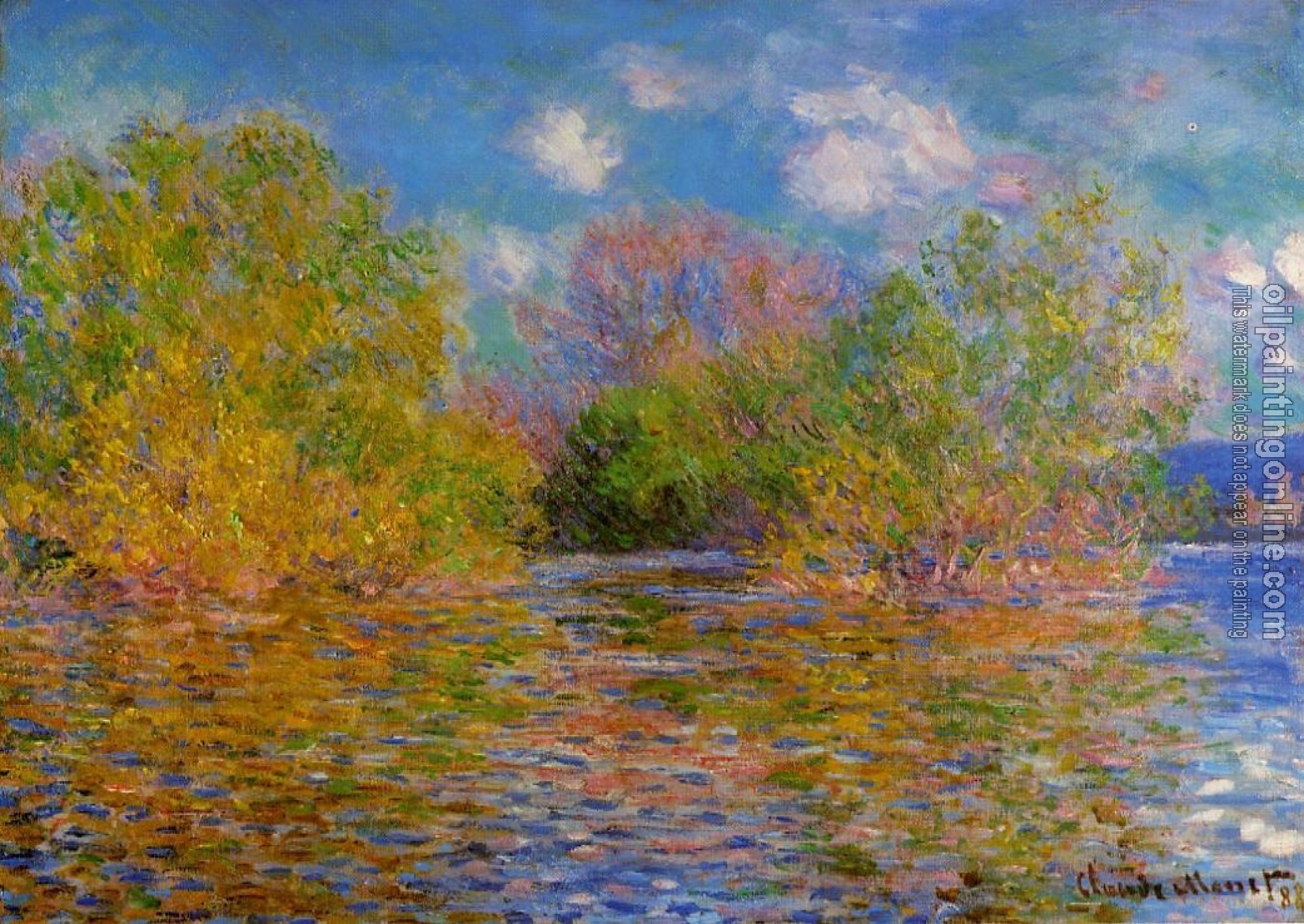 Monet, Claude Oscar - The Seine near Giverny